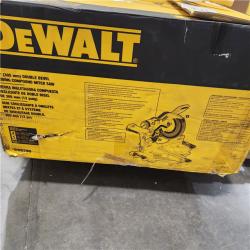 As-Is- DeWALT  12in Double Bevel Sliding Compound Miter Saw