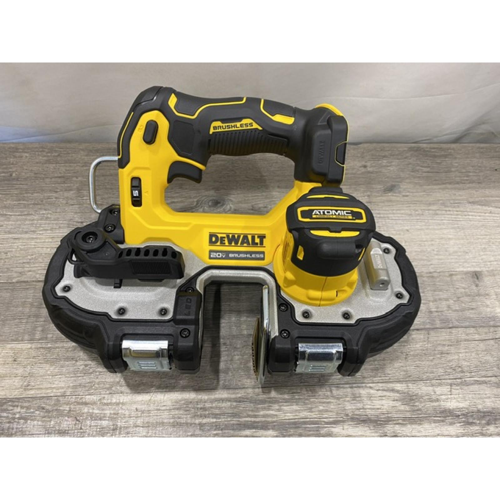 AS-IS DEWALT ATOMIC 20V MAX Cordless Brushless Compact 1-3/4 in. Bandsaw (Tool Only)