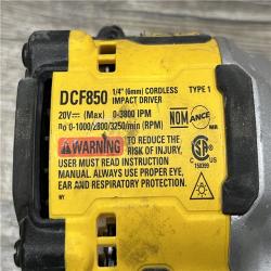 AS-IS DEWALT ATOMIC 20V MAX Lithium-Ion Cordless 1/4 in. Brushless Impact Driver Kit