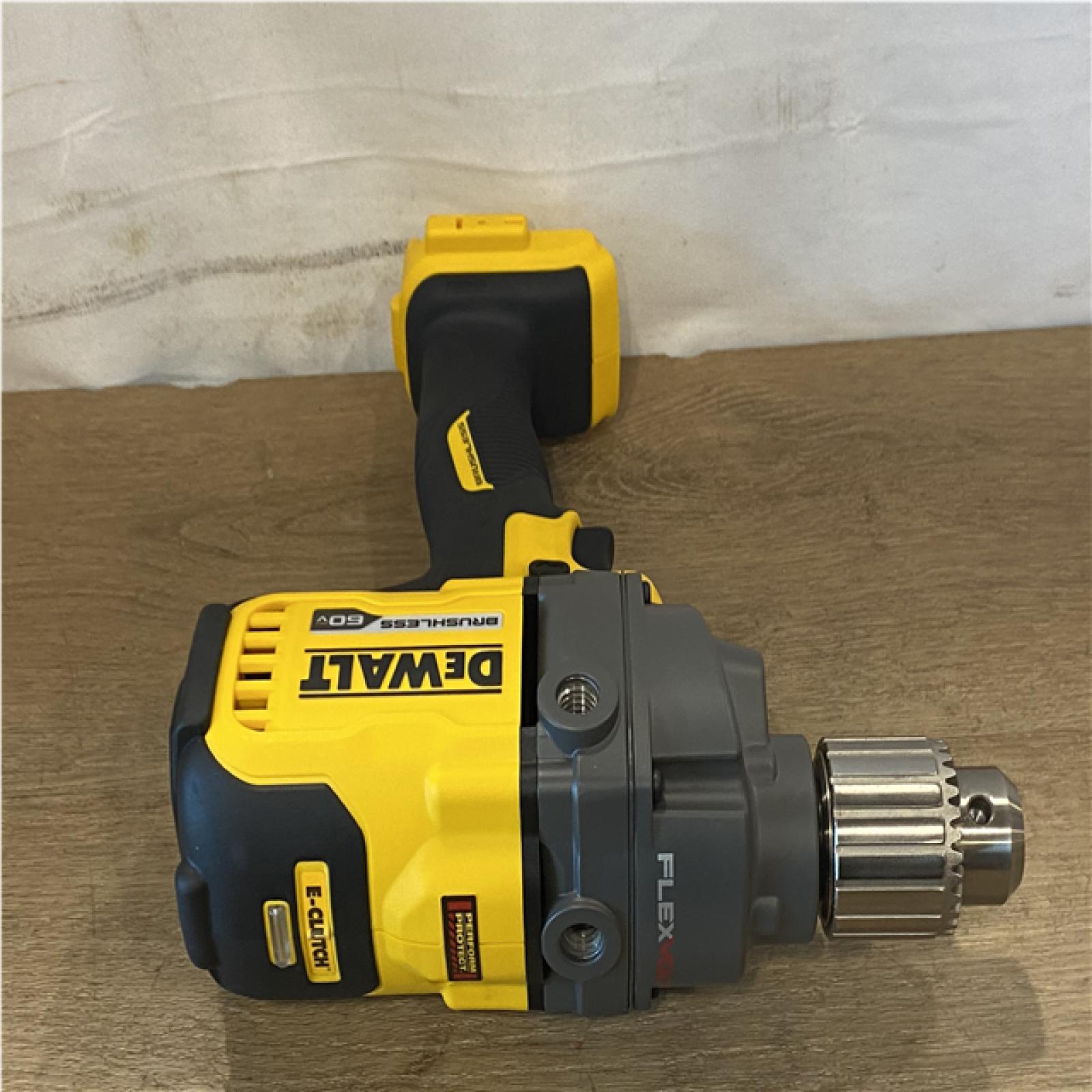 AS-IS DEWALT FLEXVOLT 60-Volt MAX Cordless Brushless 1/2 in. Mixer/Drill with E-Clutch (Tool-Only)