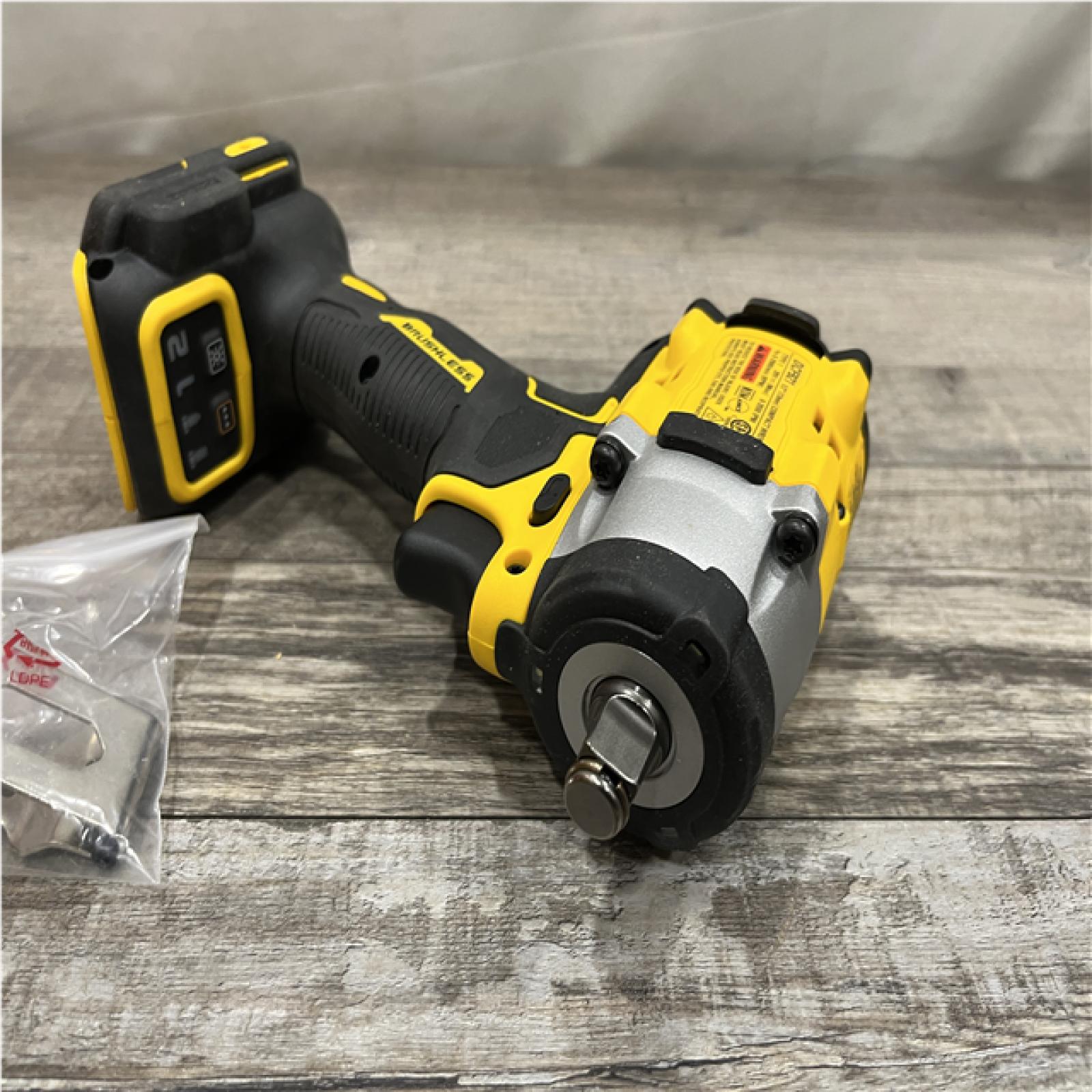 AS-IS DEWALT ATOMIC 20V MAX Cordless Brushless 1/2 in. Variable Speed Impact Wrench (Tool Only)