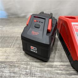 AS-IS Milwaukee 18-Volt Lithium-Ion REDLITHIUM FORGE Starter Kit with 8.0Ah Battery and Rapid Charger