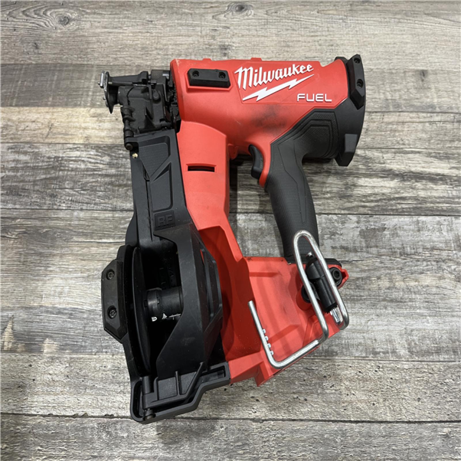 AS-IS Milwaukee FUEL 18-Volt Lithium-Ion Brushless Cordless Coil Roofing Nailer (Tool Only)
