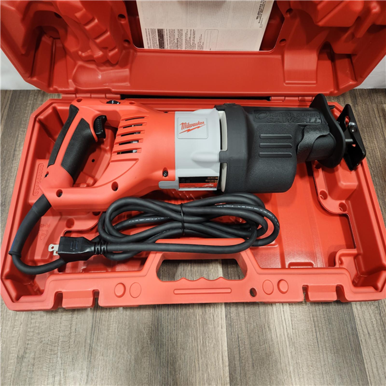 AS-IS- Milwaukee 15.0 Amp Super Sawzall Reciprocating Saw with Carrying Case (TOOL ONLY)