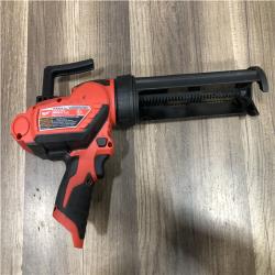 AS-IS Milwaukee 12V Lithium-Ion Cordless 10 oz. Adhesive and Caulk Gun (Tool-Only)
