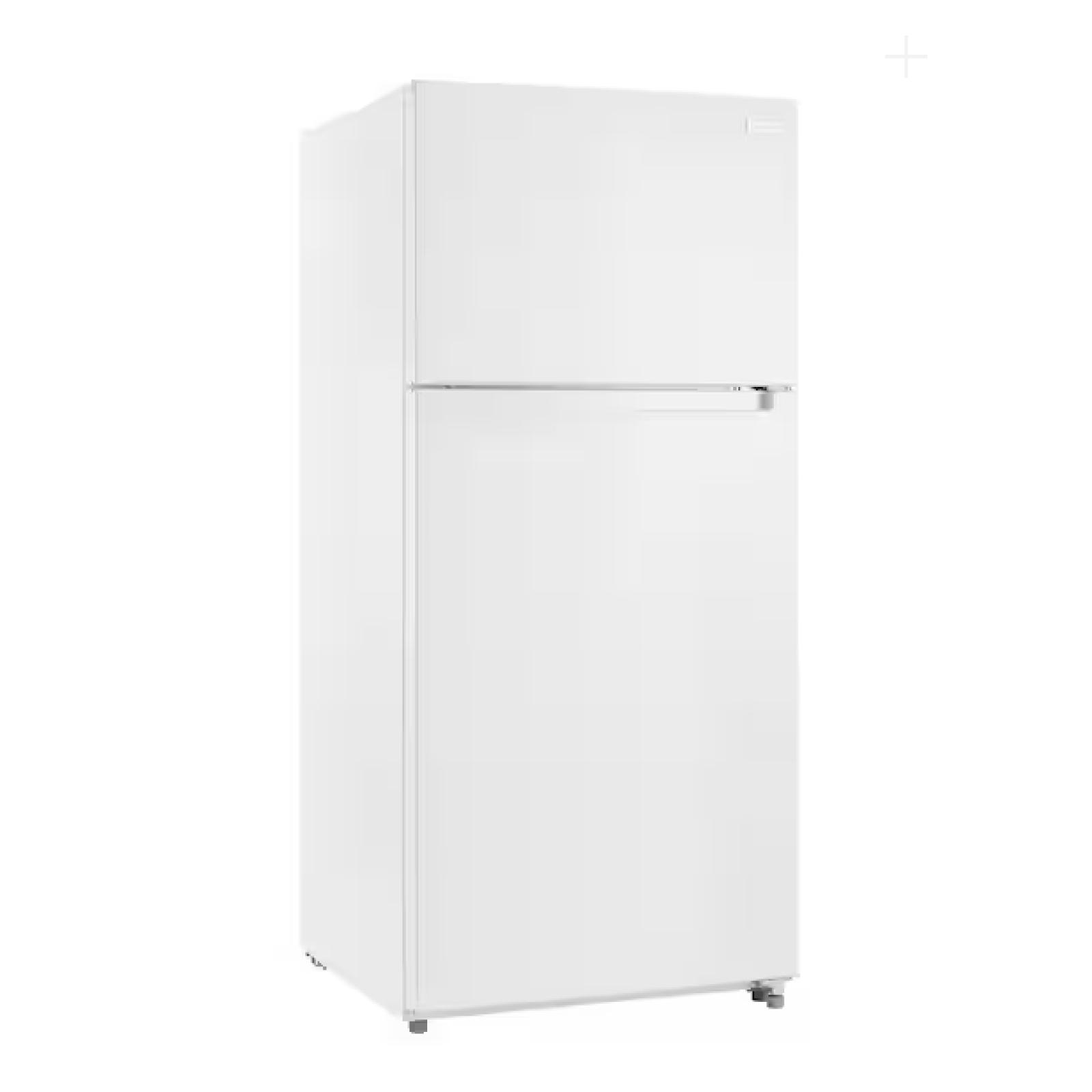 DALLAS LOCATION- AS-IS Vissani 18 cu. ft. Top Freezer Refrigerator DOE in White