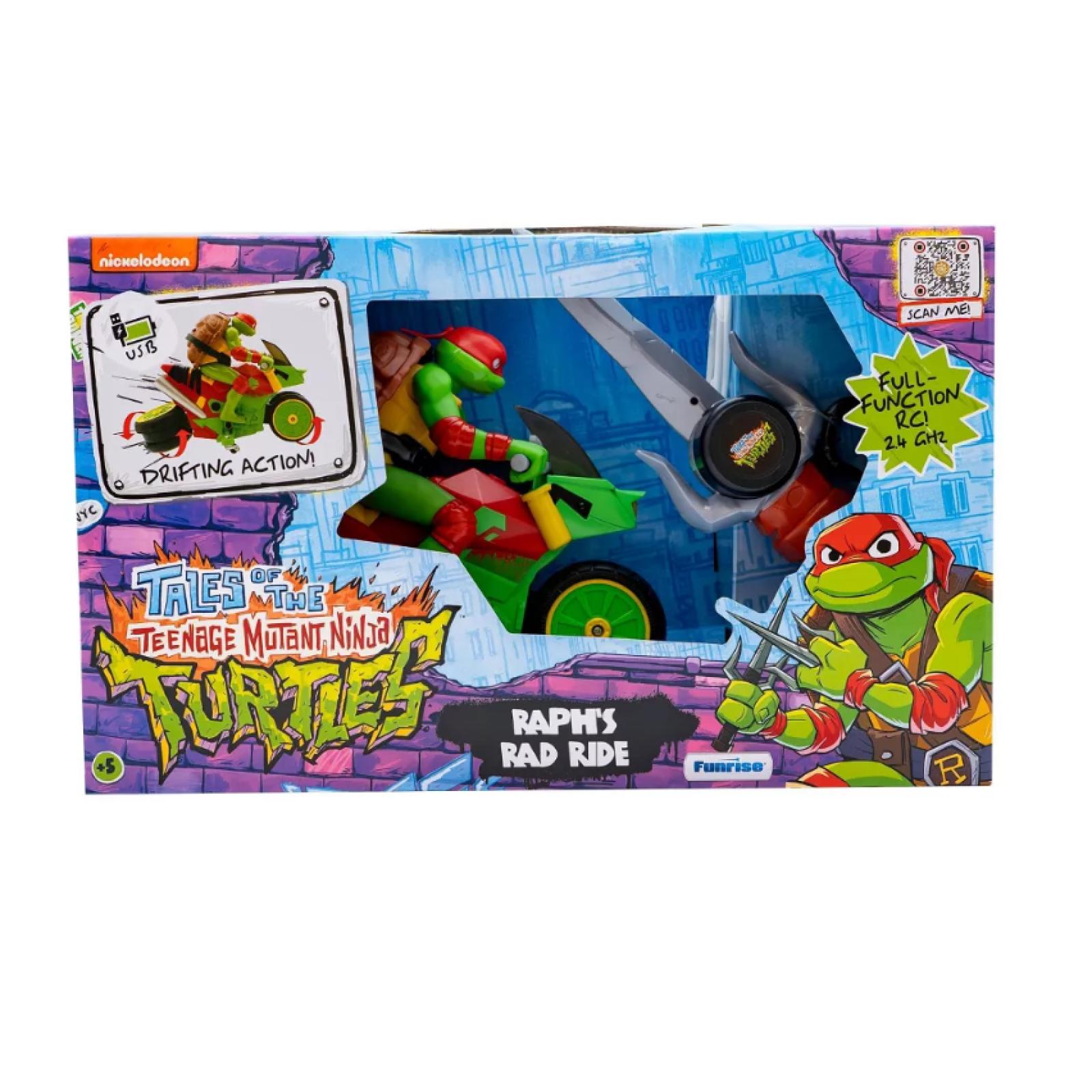 DALLAS LOCATION- NEW! BULLSEYE Teenage Mutant Ninja Turtles RC Raph's Rad Ride PALLET- (72 UNITS)