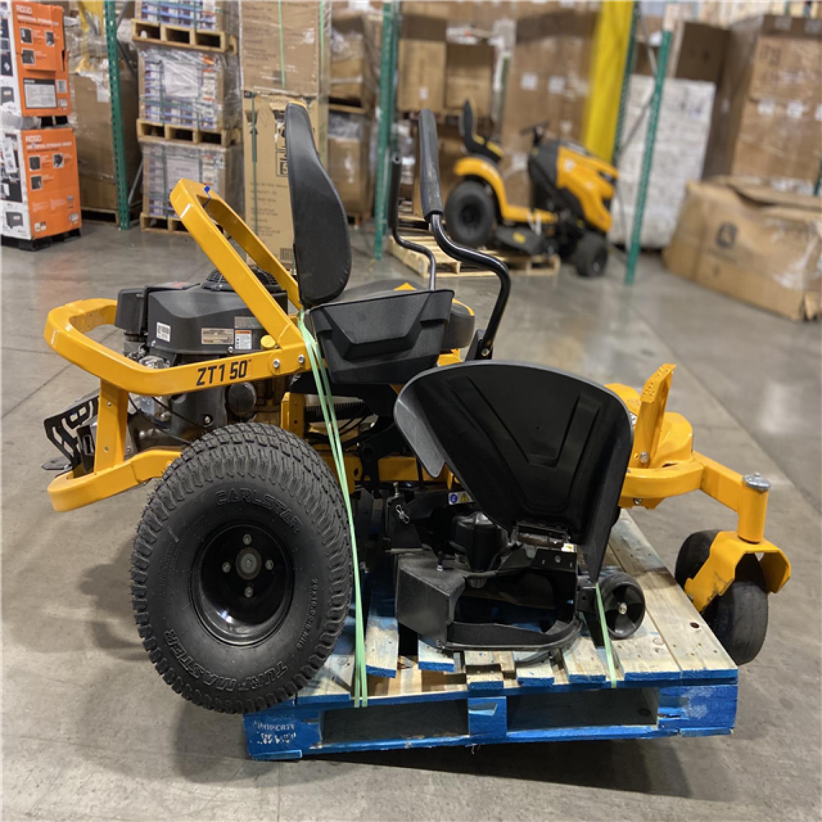 DALLAS LOCATION - AS-ISCub Cadet Ultima ZT1 50 in. Fabricated Deck 23HP V-Twin Kawasaki FR Series Engine Dual Hydro Drive Gas Zero Turn Riding Lawn Mower
