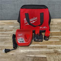 HOUSTON LOCATION - AS-IS Milwaukee FUEL 12-Volt Lithium-Ion Brushless Cordless Hammer Drill and Impact Driver Combo Kit