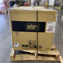 DALLAS LOCATION - Weber Genesis S-415 4-Burner Liquid Propane Gas Grill in Stainless Steel