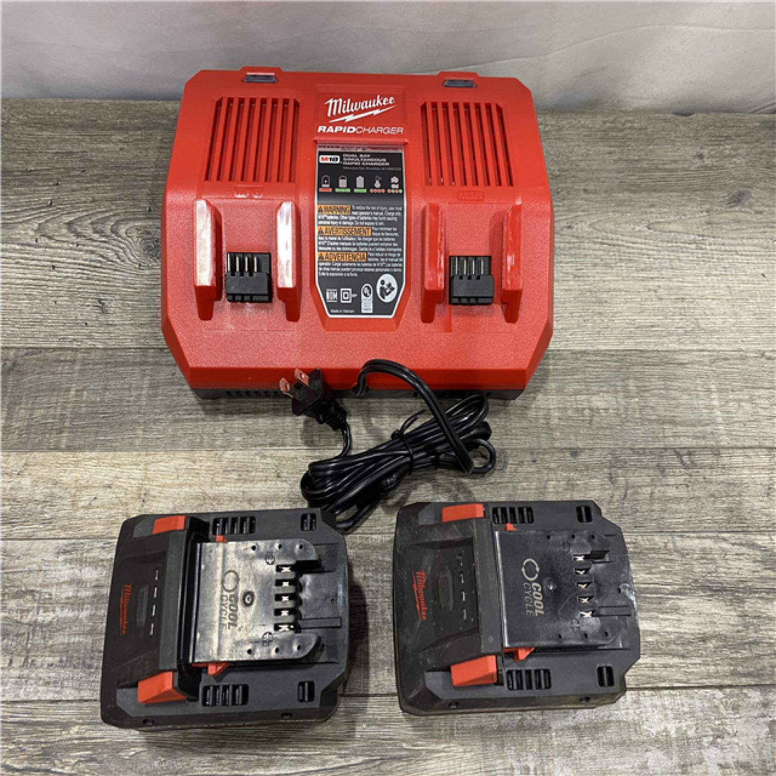 AS-IS Milwaukee 18-Volt Lithium-Ion REDLITHIUM FORGE Starter Kit