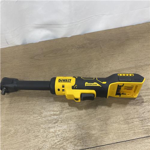 AS-IS DEWALT ATOMIC 20V MAX 3/8 in. Extended Reach Cordless Ratchet (Tool Only)