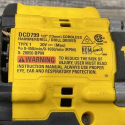 AS-IS DEWALT ATOMIC 20V Lithium-Ion Cordless 1/2 in. Hammer Drill Kit