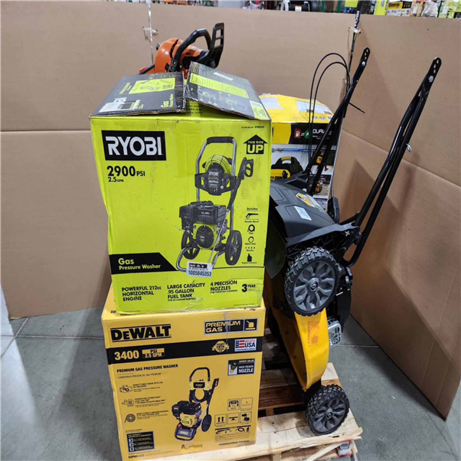 CALIFORNIA AS-IS OUTDOOR POWER EQUIPMENT