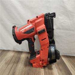 AS-IS- Milwaukee M18 FUEL 18-Volt Lithium-Ion Brushless Cordless Coil Roofing Nailer (Tool Only)