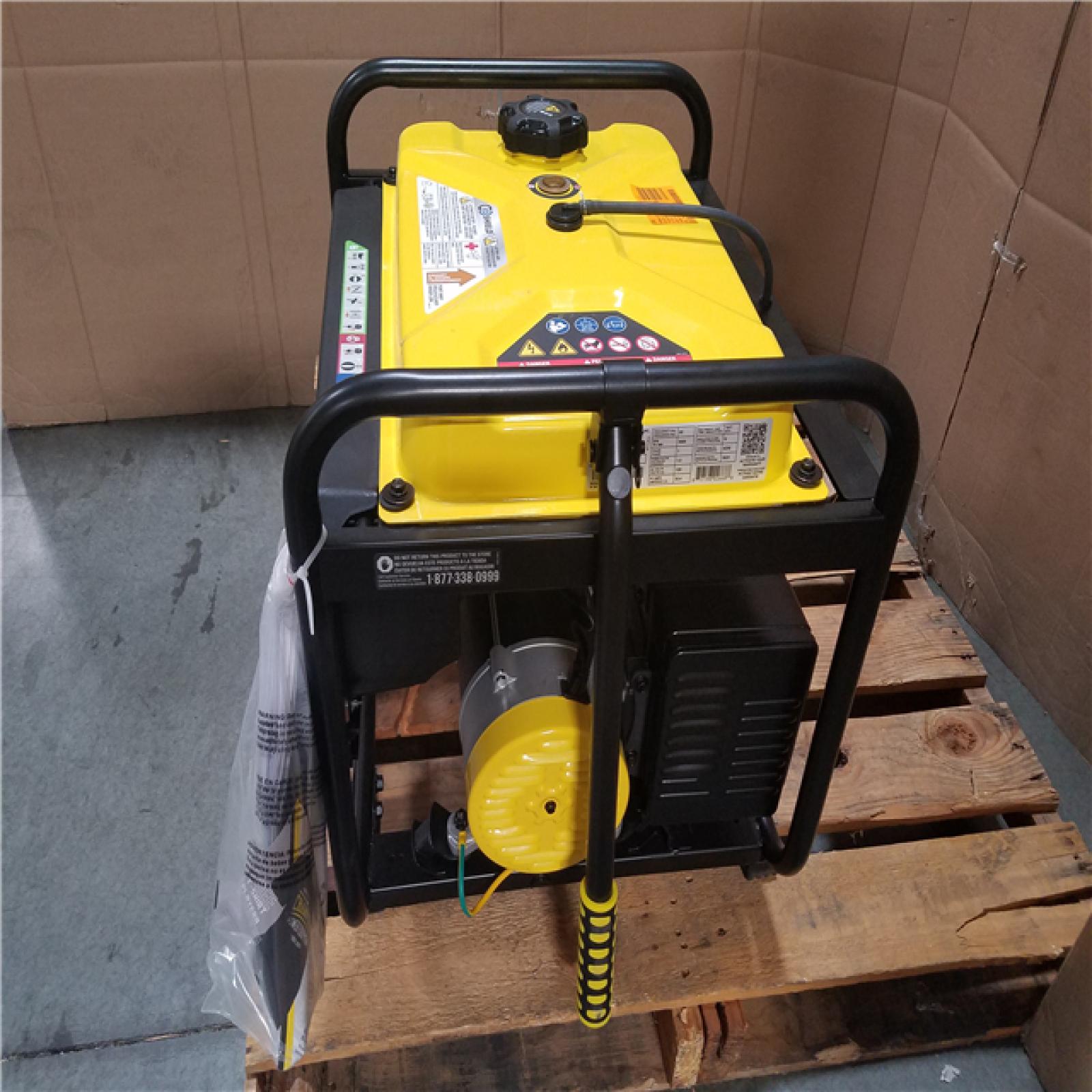 CALIFORNIA AS-IS CHAMPION DUAL FUEL PORTABLE GENERATOR