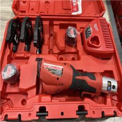 AS-IS Milwaukee 12-Volt Lithium-Ion FORCE LOGIC Copper Press Tool Kit
