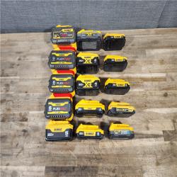HOUSTON LOCATION - AS-IS DEWALT BATTERY PACK QTY - 15