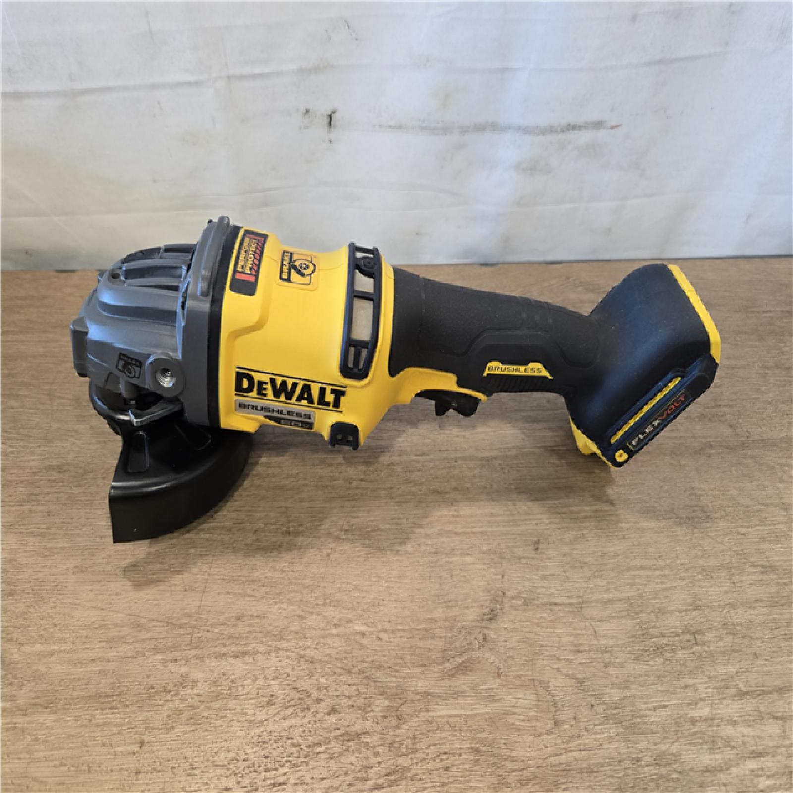 AS-IS DEWALT FLEXVOLT 60V MAX Cordless 4.5 in. to 6 in. Small Angle Grinder(Tool Only)