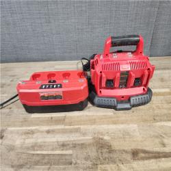 HOUSTON LOCATION - AS-IS MILWAUKEE BATTERY CHARGER PACK QTY - 2