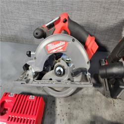 HOUSTON LOCATION - AS-IS MILWAUKEE 3 TOOL COMBO KIT W/ (2) BATTERY & CHARGER