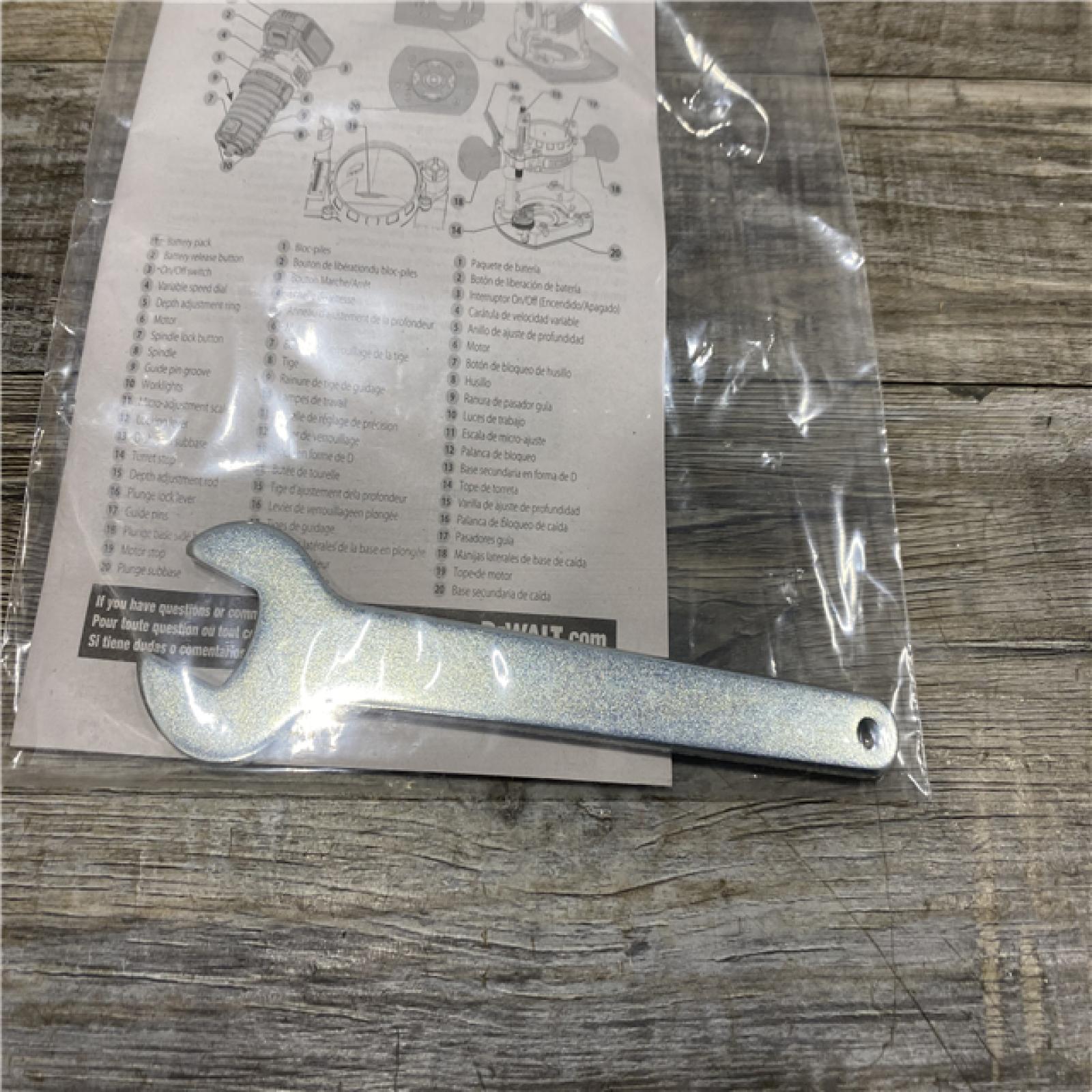 AS-IS DEWALT 20V MAX XR Cordless Brushless Fixed Base Compact Router (Tool Only)