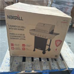 CALIFORNIA AS-IS NEXGRILL 5 BURNER GAS GRILL WITH SIDE BURNER HOME IMPROVEMENT