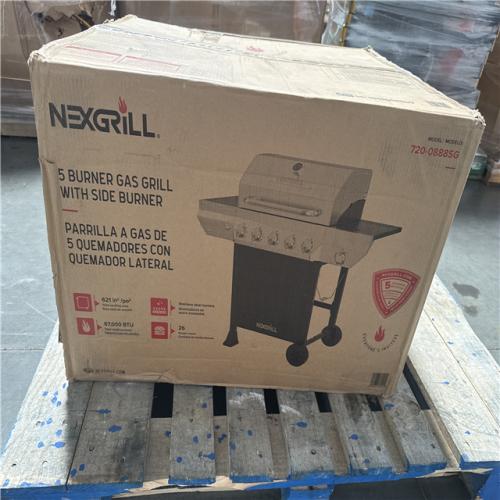 CALIFORNIA AS-IS NEXGRILL 5 BURNER GAS GRILL WITH SIDE BURNER HOME IMPROVEMENT