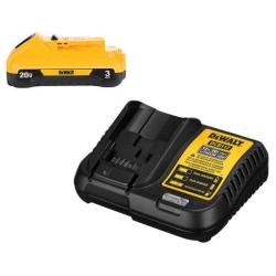 NEW! DEWALT 20V MAX Lithium-Ion 3.0Ah Battery with 12V to 20V MAX Charger