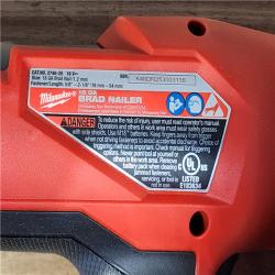 HOUSTON LOCATION - AS-IS (APPEARS LIKE NEW) Milwaukee  FUEL 18-Volt Lithium-Ion Brushless Cordless Gen II 18-Gauge Brad Nailer (Tool-Only)