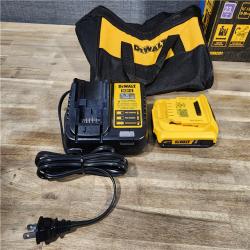 HOUSTON LOCATION - AS-IS DEWALT ATOMIC 20V MAX Lithium Ion Cordless 23 Gauge Pin Nailer Kit with 2.0Ah Battery and Charger
