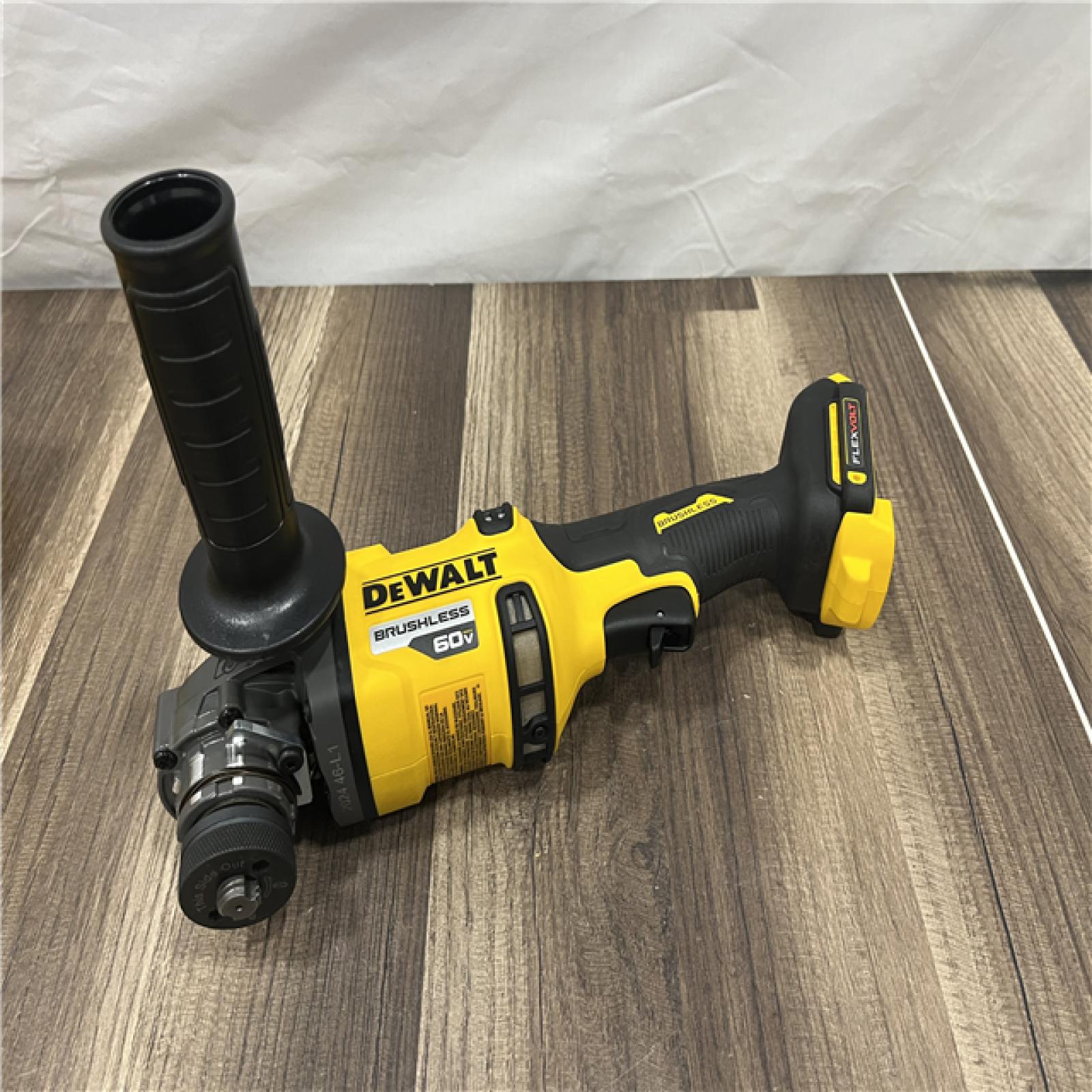 GOOD DEWALT 60V MAX Cordless Brushless 4.5 in. to 6 in. Small Angle Grinder with Kickback Brake (Tool Only)