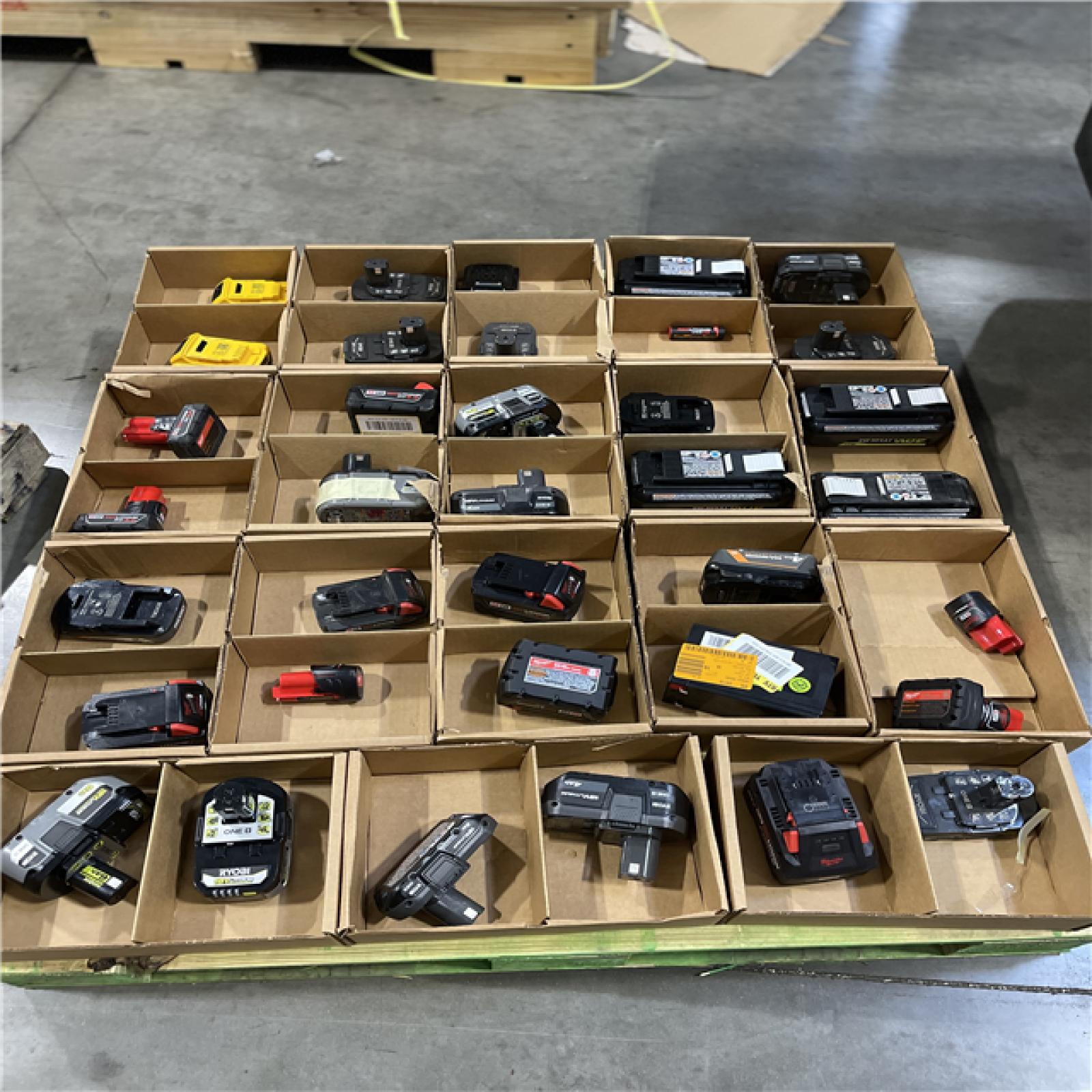 DALLAS LOCATION- AS-IS BATTERY PALLET