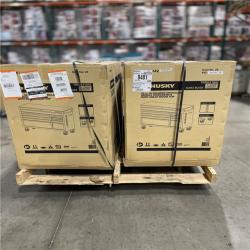 DALLAS LOCATION- AS-IS Husky Modular Tool Storage 52 in. W x 20 in. D Standard Duty Black Mobile Workbench Cabinet (2 UNITS)