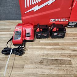HOUSTON LOCATION - AS-IS (APPEARS LIKE NEW) Milwaukee FUEL 18V Lithium-Ion Brushless Cordless Hammer Drill and Impact Driver Combo Kit