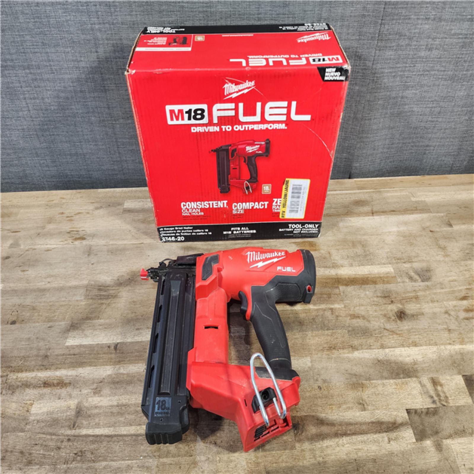 HOUSTON LOCATION - AS-IS Milwaukee M18 Fuel 18V Brushless 18-Gauge Brad Nailer 2746-20 (Bare Tool)