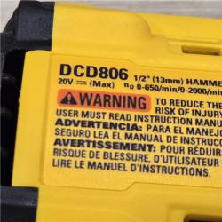 AS-IS DEWALT 20V MAX* XR Cordless 1/2 Hammer Drill (Tool-Only)