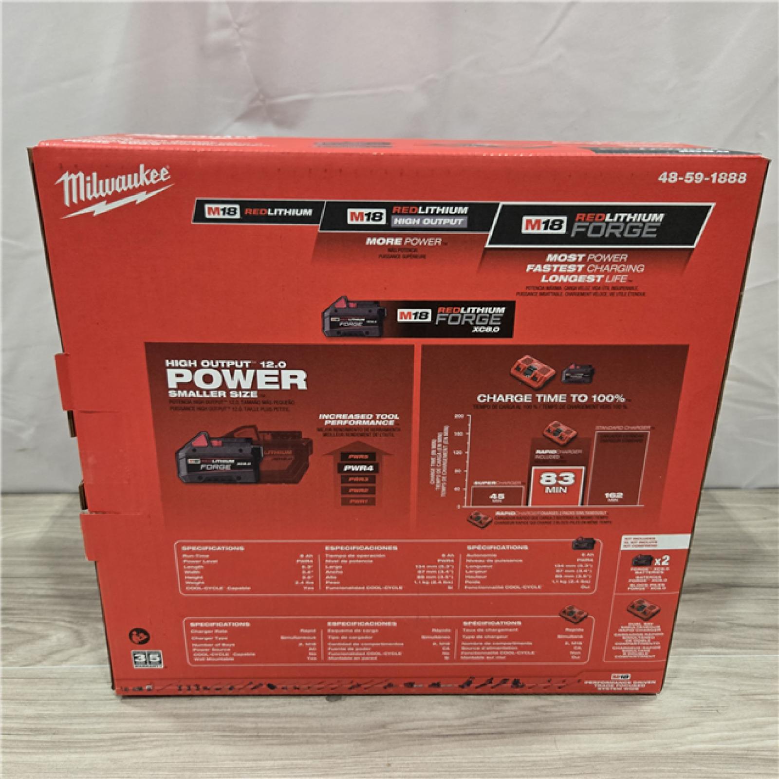 NEW! - M18 18-Volt Lithium-Ion REDLITHIUM FORGE Starter Kit