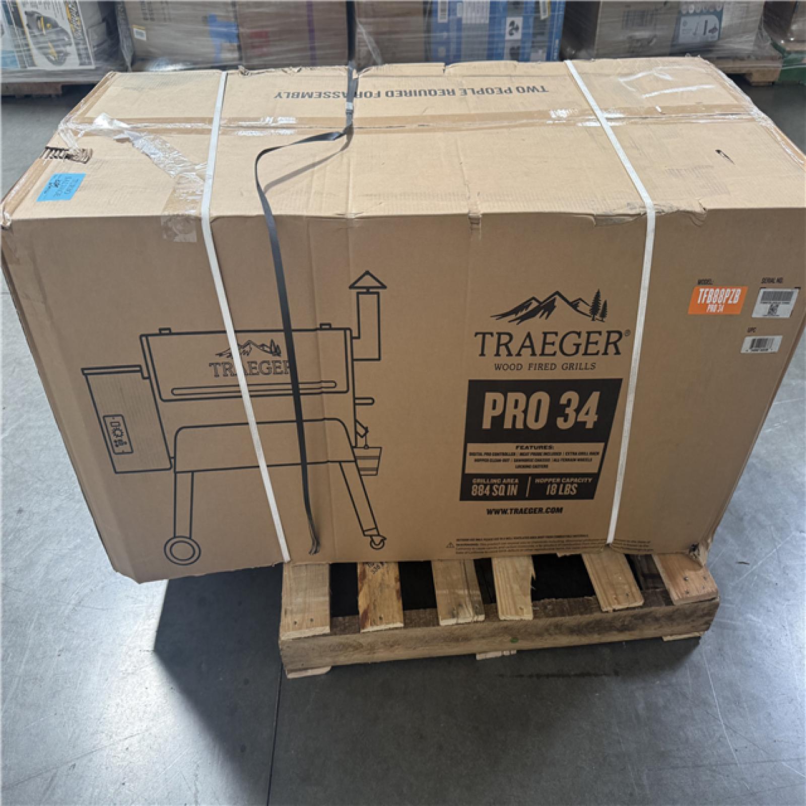 CALIFORNIA AS-IS TRAEGER PRO 34 HOME IMPROVEMENT PALLET