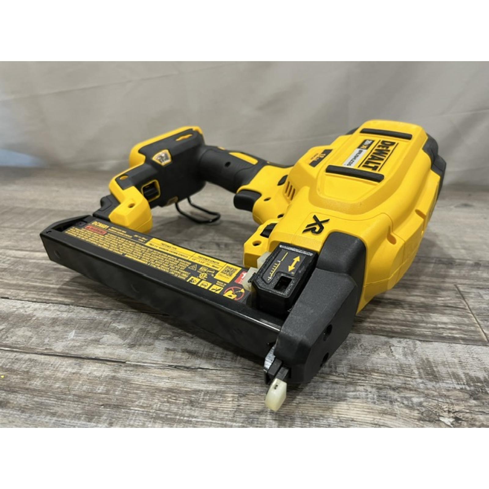 AS-IS DEWALT Cordless 18-Gauge Narrow Crown Stapler (Tool Only)