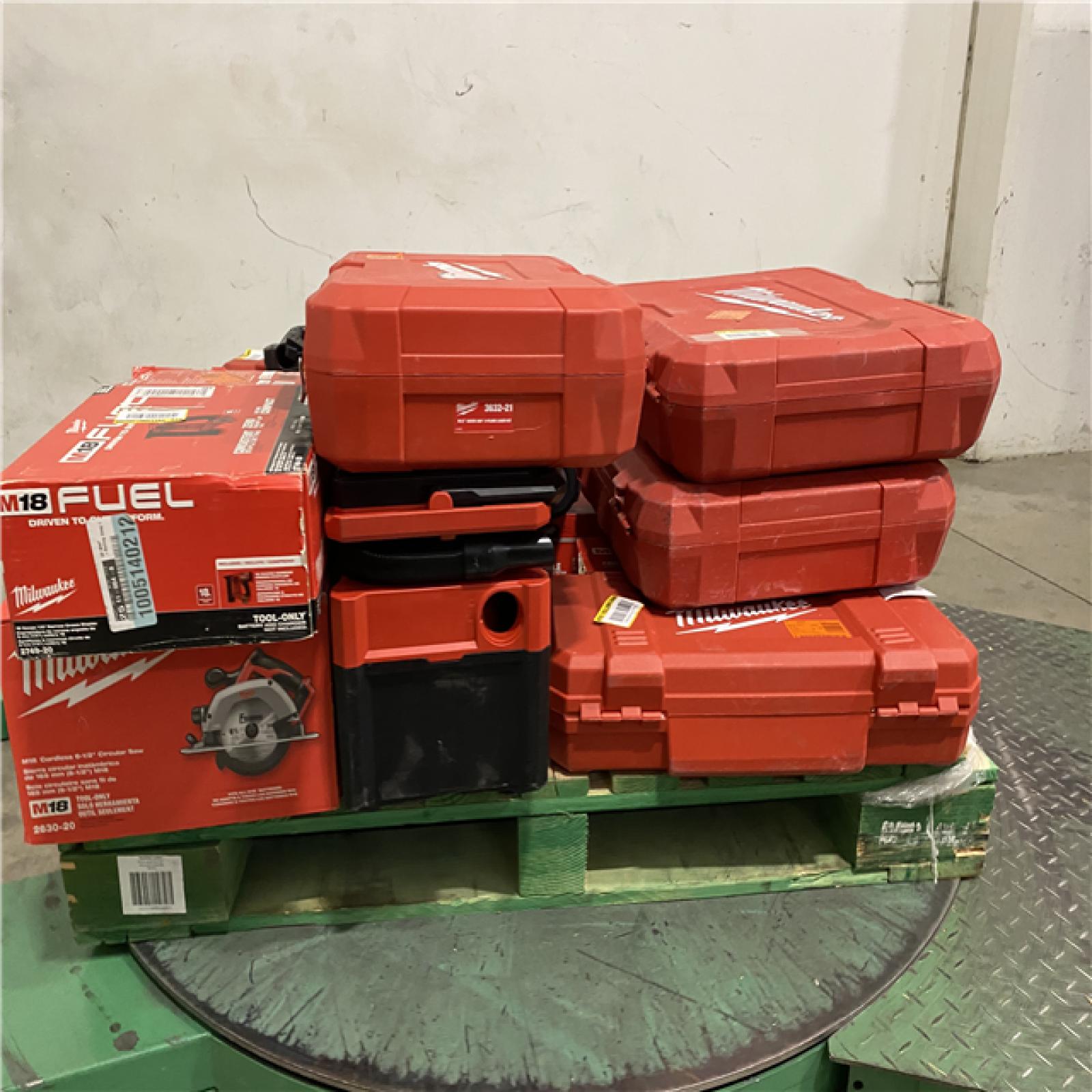 Dallas Location - As-Is MILWAUKEE Tool Pallet
