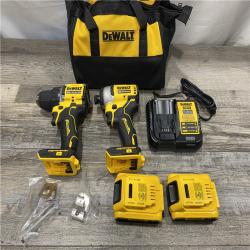 AS-IS DEWALT ATOMIC 20-Volt MAX Lithium-Ion Cordless Combo Kit