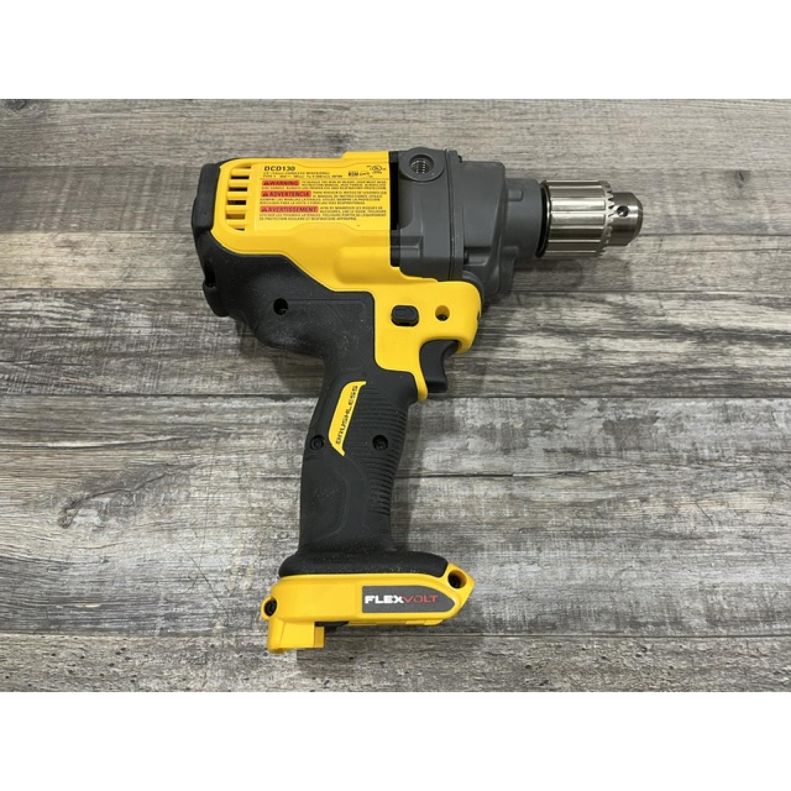 AS-IS DEWALT FLEXVOLT 60-Volt MAX Cordless Brushless 1/2 in. Mixer/Drill with E-Clutch (Tool-Only)