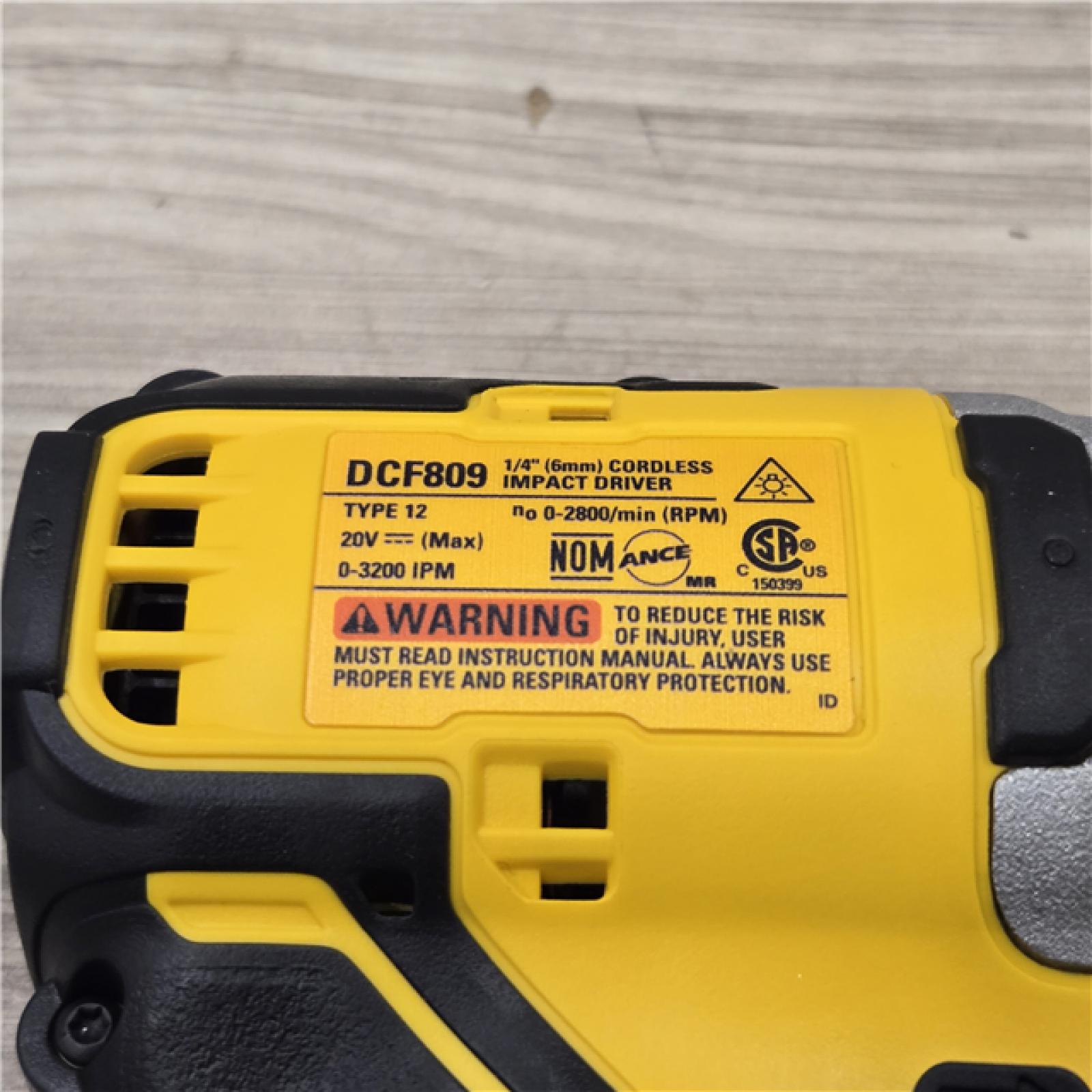AS-IS DeWALT ATOMIC 20V MAX Cordless Compact Impact Driver Kit