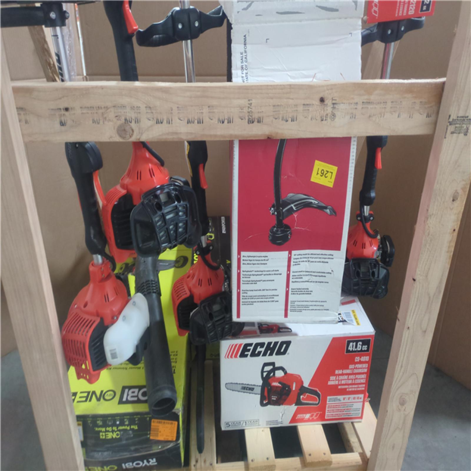 CALIFORNIA AS-IS OUTDOOR POWER EQUIPMENT