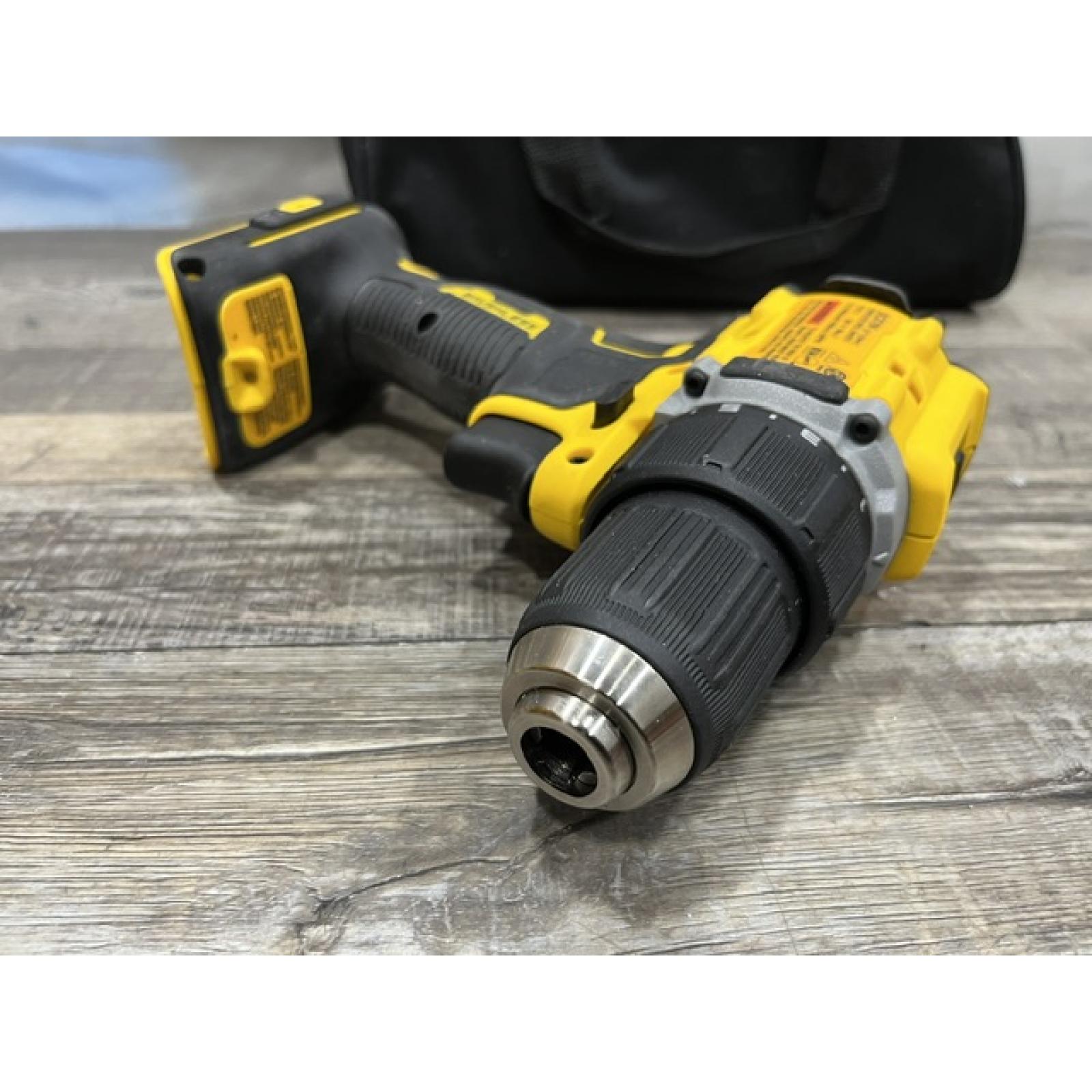 AS-IS DEWALT Atomic 20V Lithium-Ion Cordless Compact 1/2 in. Drill/Driver Kit