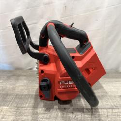 AS-IS Milwaukee FUEL 14 in. 18V Lithium-Ion Brushless Cordless Battery Top Handle Chainsaw (Tool Only)