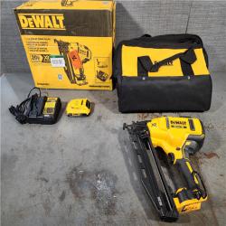 HOUSTON LOCATION - AS-IS DeWalt DCN660D1 20V 16 Gauge Cordless Angled Finish Nailer Kit W/ 2Ah Battery