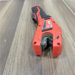 AS-IS  Milwaukee M12 12V Lithium-Ion Cordless Copper Tubing Cutter (Tool-Only)