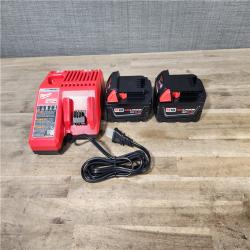 HOUSTON LOCATION - AS-IS MILWAUKEE 2 TOOL COMBO KIT W/ (2) BATTERY & CHARGER